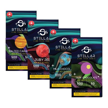 STELLAR CHOCOLATE BARS 500MG